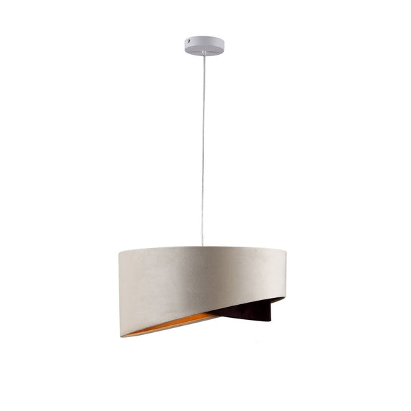 Double Fabric Shade Pendant Ceiling Light