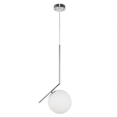 Opal White Glass Globe Pendant Ceiling Light