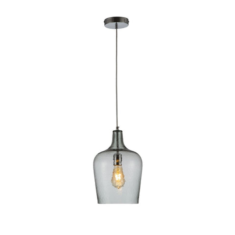 Vase Silhouette Textured Schoolhouse Pendant Ceiling Light
