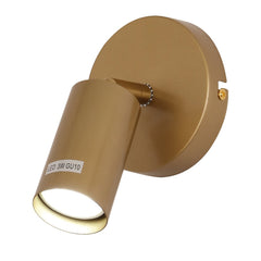 Gold Metal Spot Wall Light GU10 Fitting