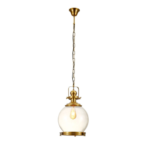 Riley Industrial Vintage Pendant Light Enclosed Pendant Light