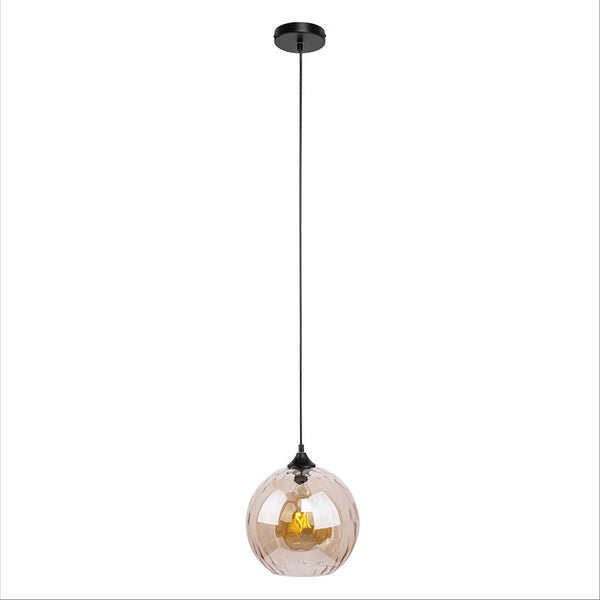Celestial Dimpled Glass Globe Pendant Ceiling Light