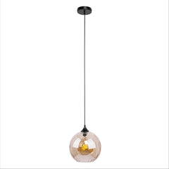 Celestial Dimpled Glass Globe Pendant Ceiling Light
