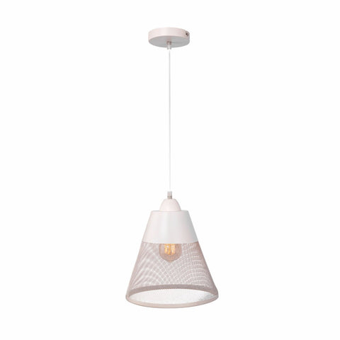 Shuttlecock Mesh Basket Metal Funnel Pendant Ceiling Light