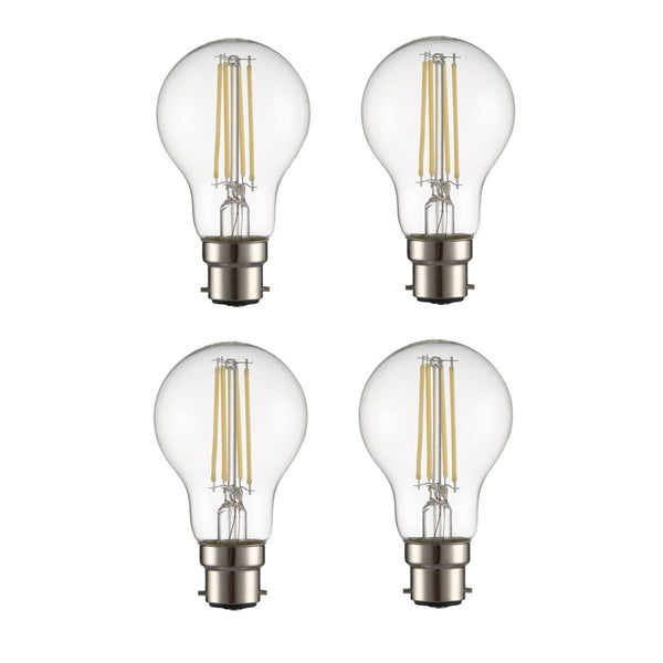LED Filament A60 GLS Bulb B22 Bayonet Cap