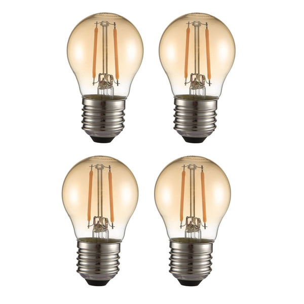 LED Filament G45 Golf Ball Bulb E27 Edison Screw Warm White 2400K