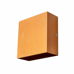 LED Gold Aluminium Bronze Metal Wall Light 6W Warm White 3000K