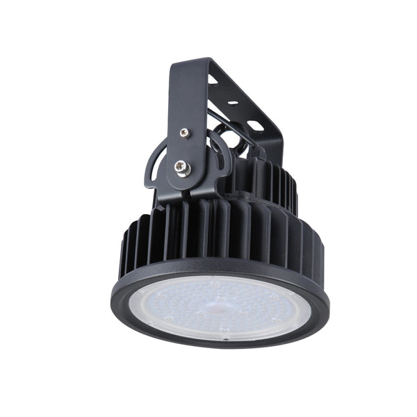 LED UFO Cold Forged Heatsink Highbay Light 100W Cool White 4000K Sand Black IP65