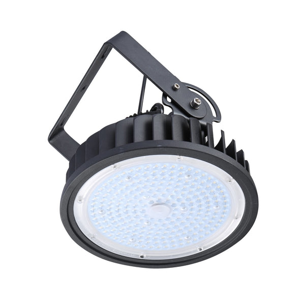 LED UFO Cold Forged Heatsink Highbay Light 150W Cool White 4000K Sand Black IP65