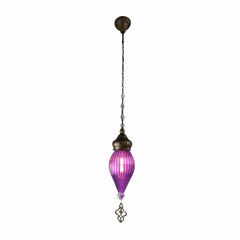 Moroccan Style Antique Brass Glass Oriental Ceiling Pendant Light E27