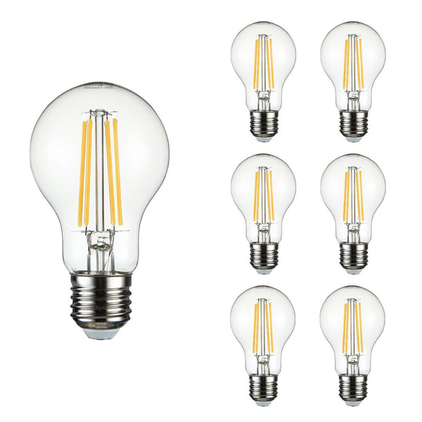 LED Filament A60 GLS Bulb E27 Edison Screw