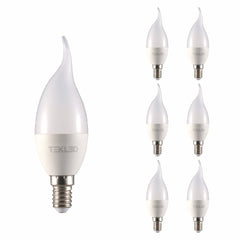 Pisces LED Candle Bulb C37 Tail E14 Small Edison Screw 6W