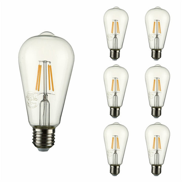 LED Filament ST64 Edison Bulb E27 Edison Screw