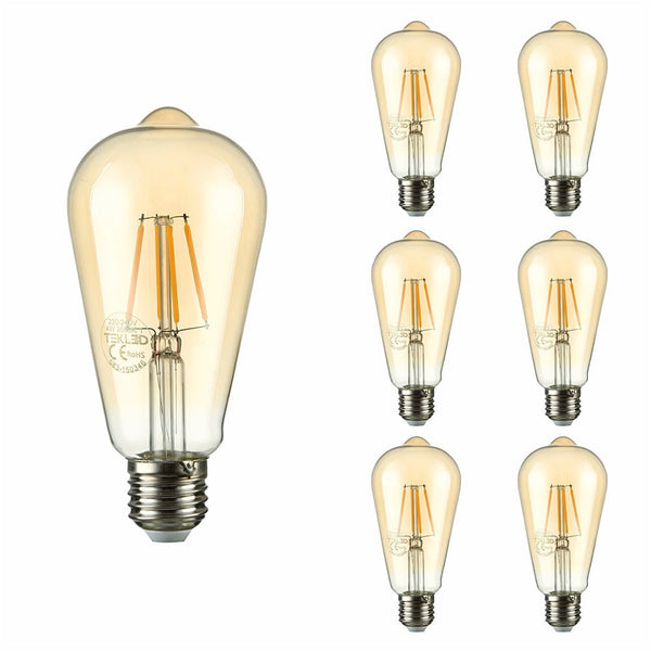 LED Filament ST64 Edison Bulb E27 Edison Screw