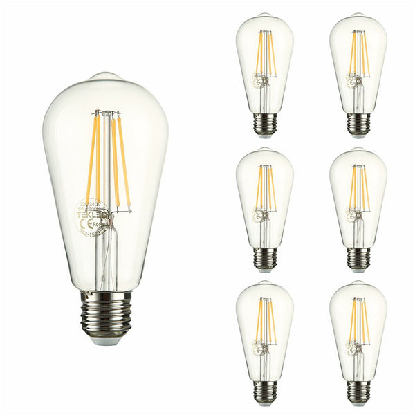 LED Filament ST64 Edison Bulb E27 Edison Screw