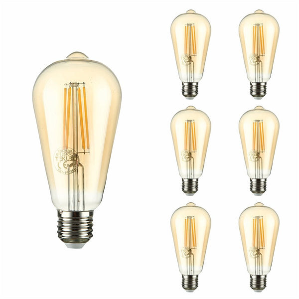 LED Filament ST64 Edison Bulb E27 Edison Screw