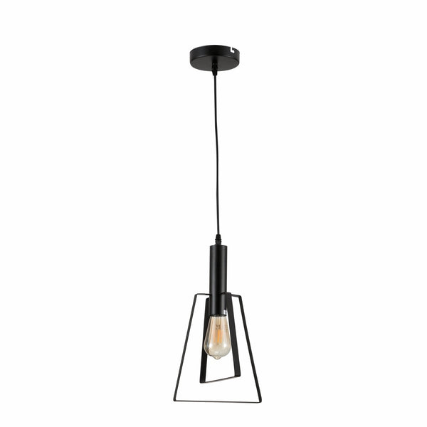 Nordic Black Cage Pendant Ceiling Light E27