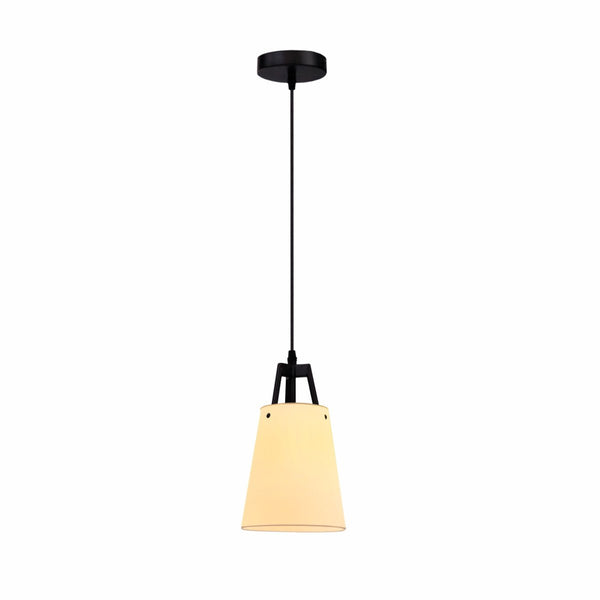 Off White Frustum Fabric Shade Pendant Ceiling Light E14 Fitting