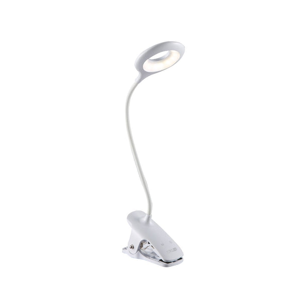 Ringo Rechargeable Clip on Reading Desk Light Dimmable and Colour Modes