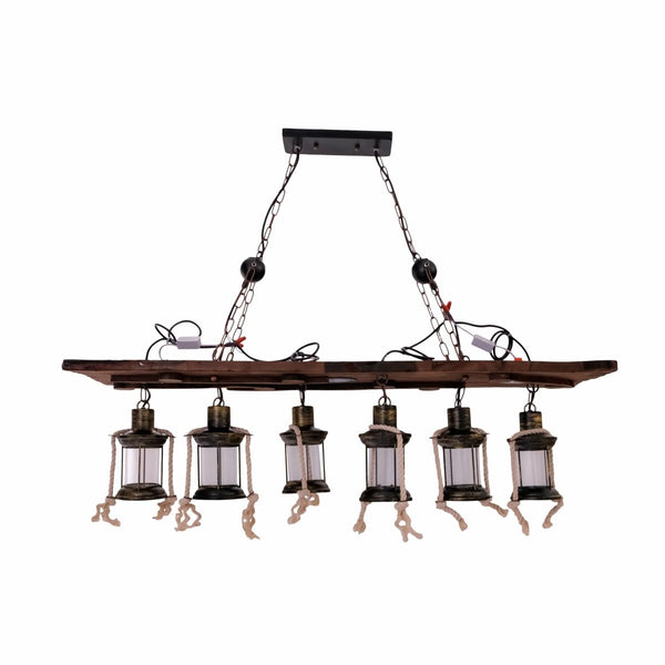 Crescent or Board Wood Cylinder Glass Shaded Rustic Farmhouse Nautical Marine Sailor Kitchen Island Pendant Ceiling Light E27