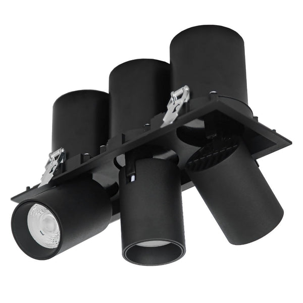 Telescopic Swivel Tilt Adjustable Retractable In-Out LED Rectangle Downlight