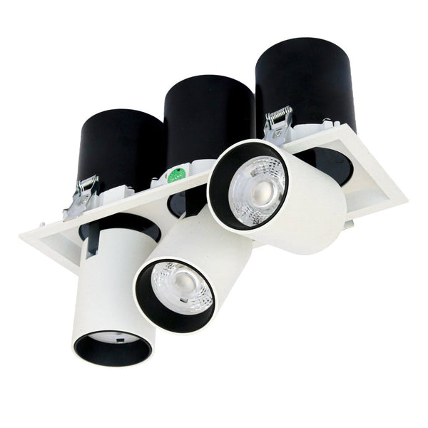 Telescopic Swivel Tilt Adjustable Retractable In-Out LED Rectangle Downlight