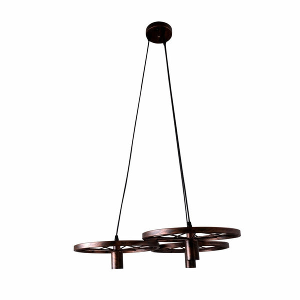 Vintage Industrial Wagon Wheel Chandelier Pendant Ceiling Light E27