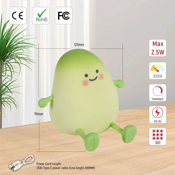 Mango Sleep Lamp LED Rechargeable Night Light