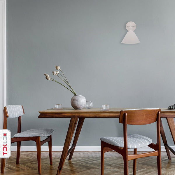 Matte White Cone Wall Light E27 Fitting