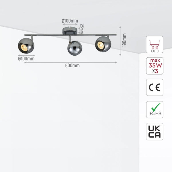 Sphere Rotatable GU10 Spotlight