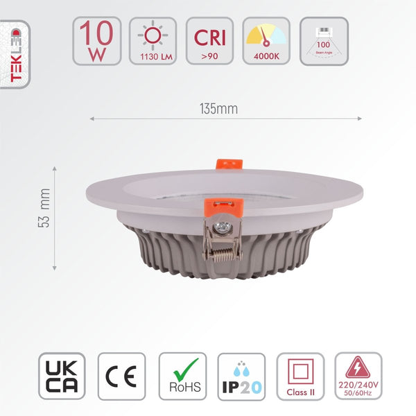 LED COB Recessed Fixed Downlight