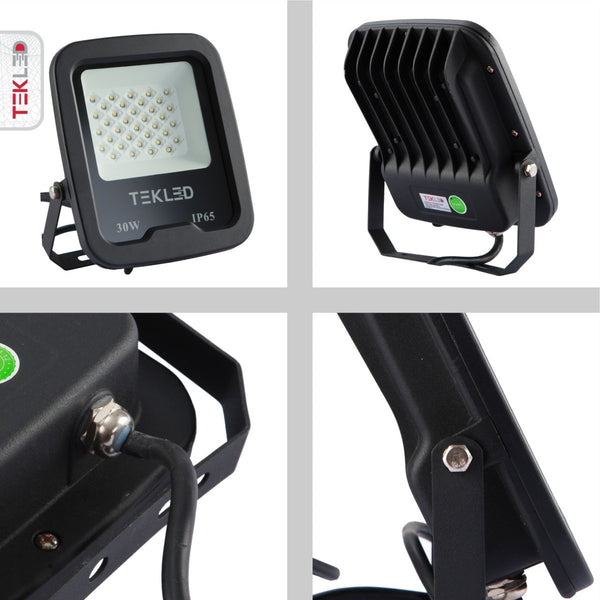 LED Floodlight SMD3030 30W Cool White 4000K IP65