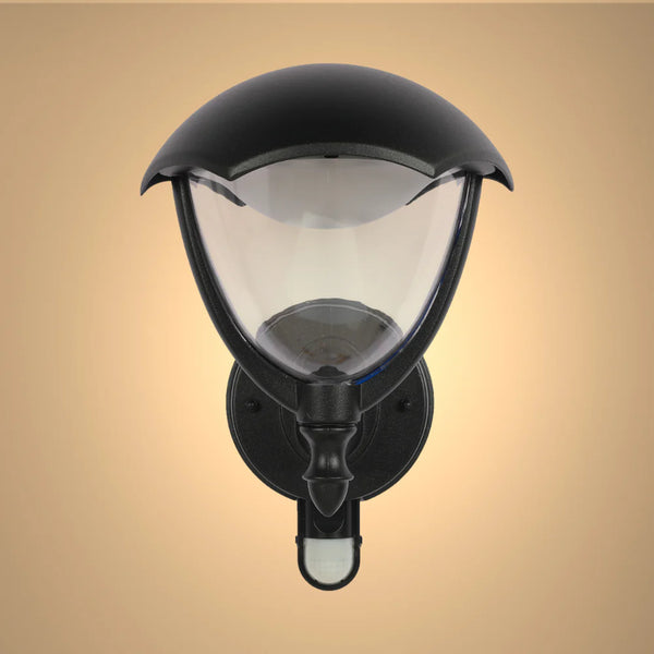 Megan LED Outdoor Lantern Wall Light 6W 3000K Black