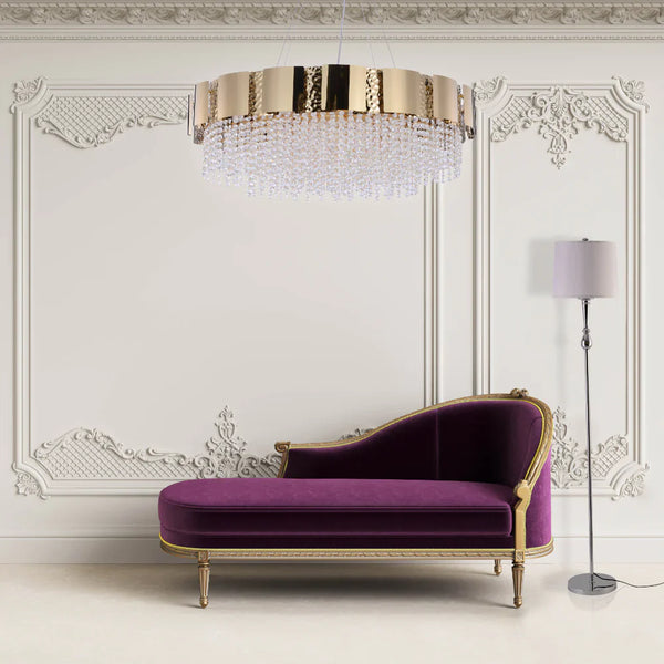 Mid-century Floor Lamp Nickel Flaxen