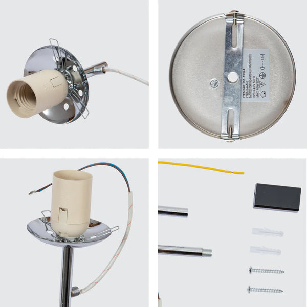 Mid-century Nordic Globe Sconce Modern Wall Light