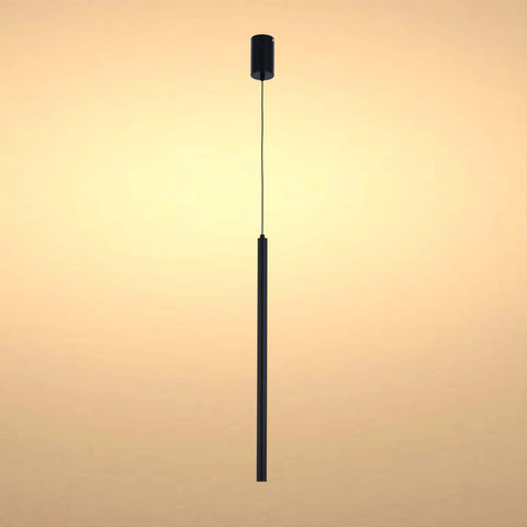 Slim Cylindrical Pendant Light - 5W, 4000K Cool White, IP20