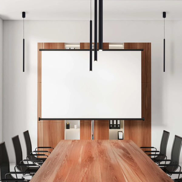 Slim Cylindrical Pendant Light - 5W, 4000K Cool White, IP20