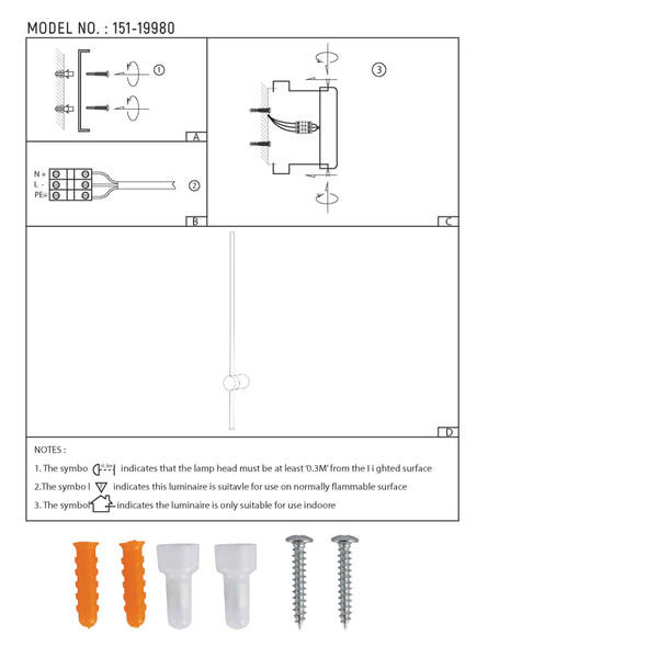 Minimalist Linear Wall Sconce Light