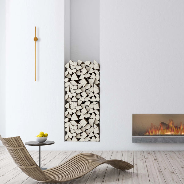 Minimalist Rod Wall Light in Black or Gold with Integrated LED