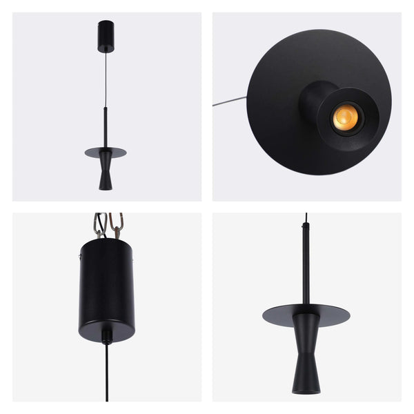 Minimalist Trumpet Pendant Light - 7W LED, 4000K Cool White, IP20