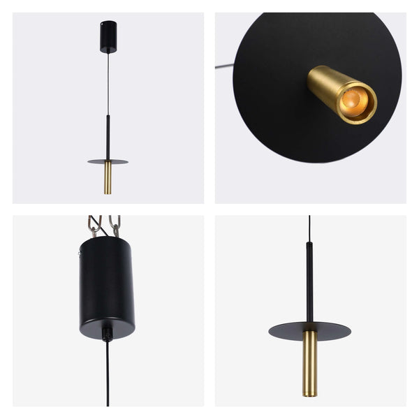 Minimalist Trumpet Pendant Light - 7W LED, 4000K Cool White, IP20