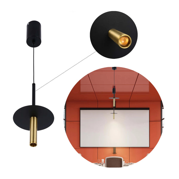 Minimalist Trumpet Pendant Light - 7W LED, 4000K Cool White, IP20