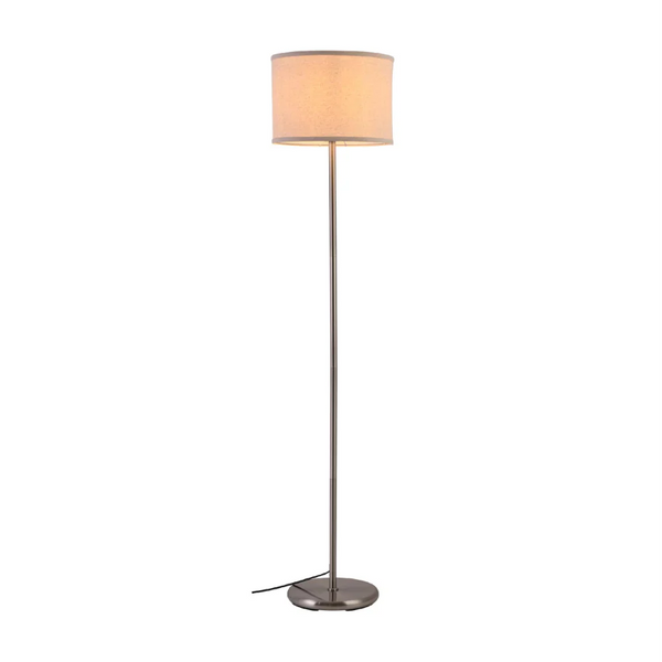 Minimalist Floor Lamp Nickel Flaxen