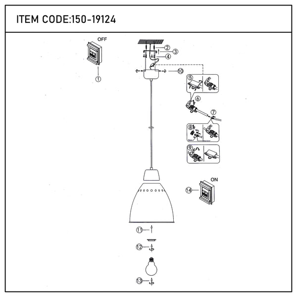 Modern Bell Pendant Light – 300mm Diameter, E27 Fitting, Adjustable Cable