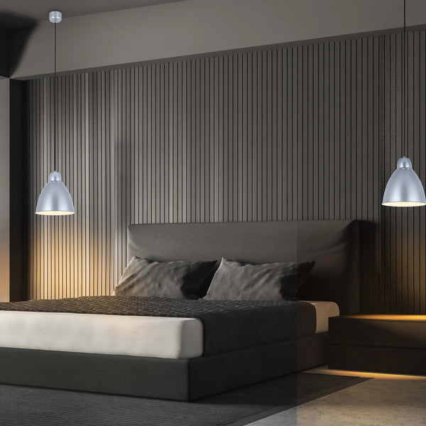 Modern Bell Pendant Light – 300mm Diameter, E27 Fitting, Adjustable Cable
