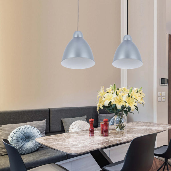 Modern Bell Pendant Light – 300mm Diameter, E27 Fitting, Adjustable Cable