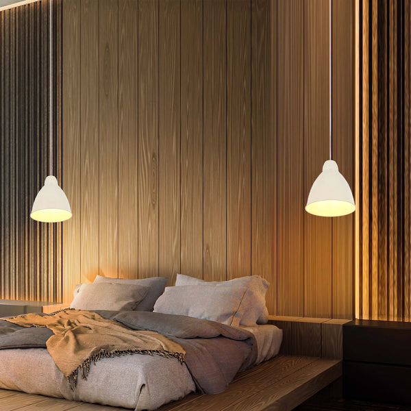 Modern Bell Pendant Light – 300mm Diameter, E27 Fitting, Adjustable Cable