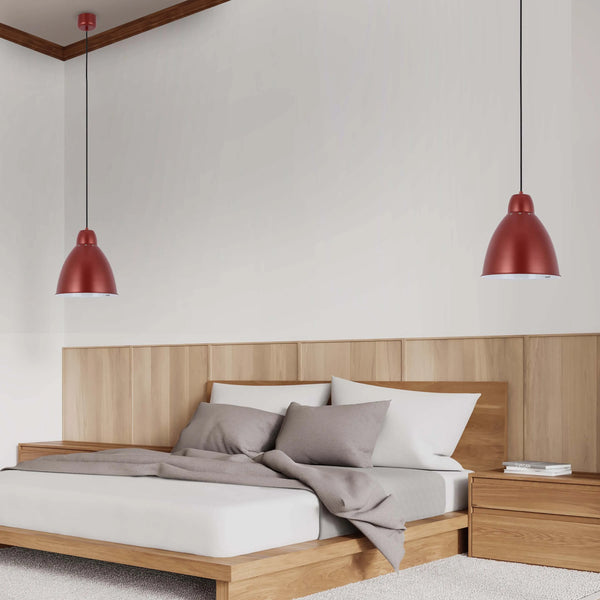 Modern Bell Pendant Light – 300mm Diameter, E27 Fitting, Adjustable Cable