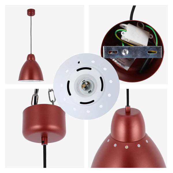 Modern Bell Pendant Light – 300mm Diameter, E27 Fitting, Adjustable Cable