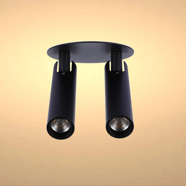 Modern Black & White 2-Light Spotlight
